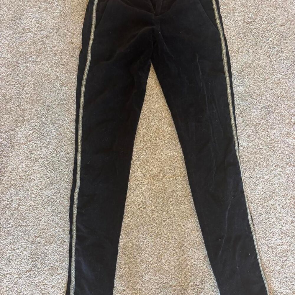 Current-elliott Women's Black and Navy Trousers